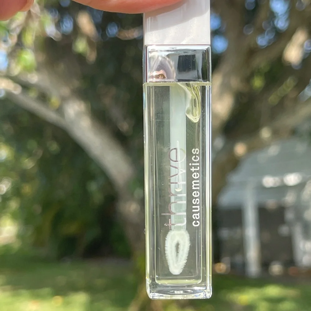 THRIVE CAUSEMETICS Pout Hero Clear Lip Gloss Balm In Vanilla Swirl